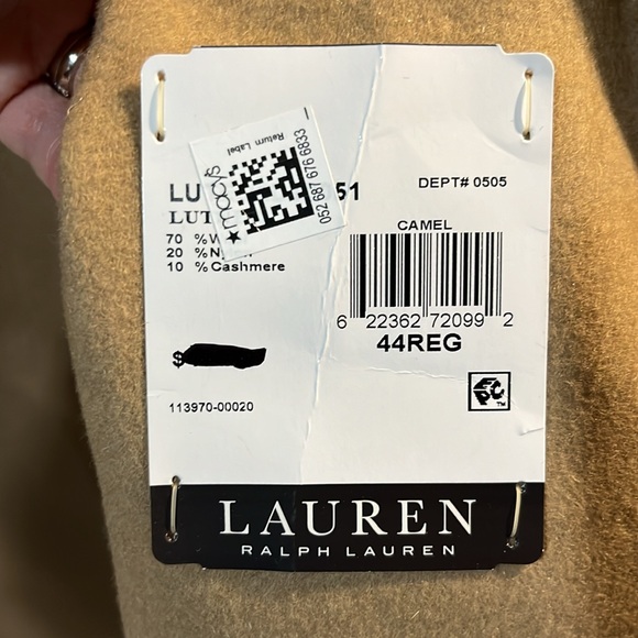 Lauren Ralph Lauren Luther Camel Overcoat - Picture 3 of 6